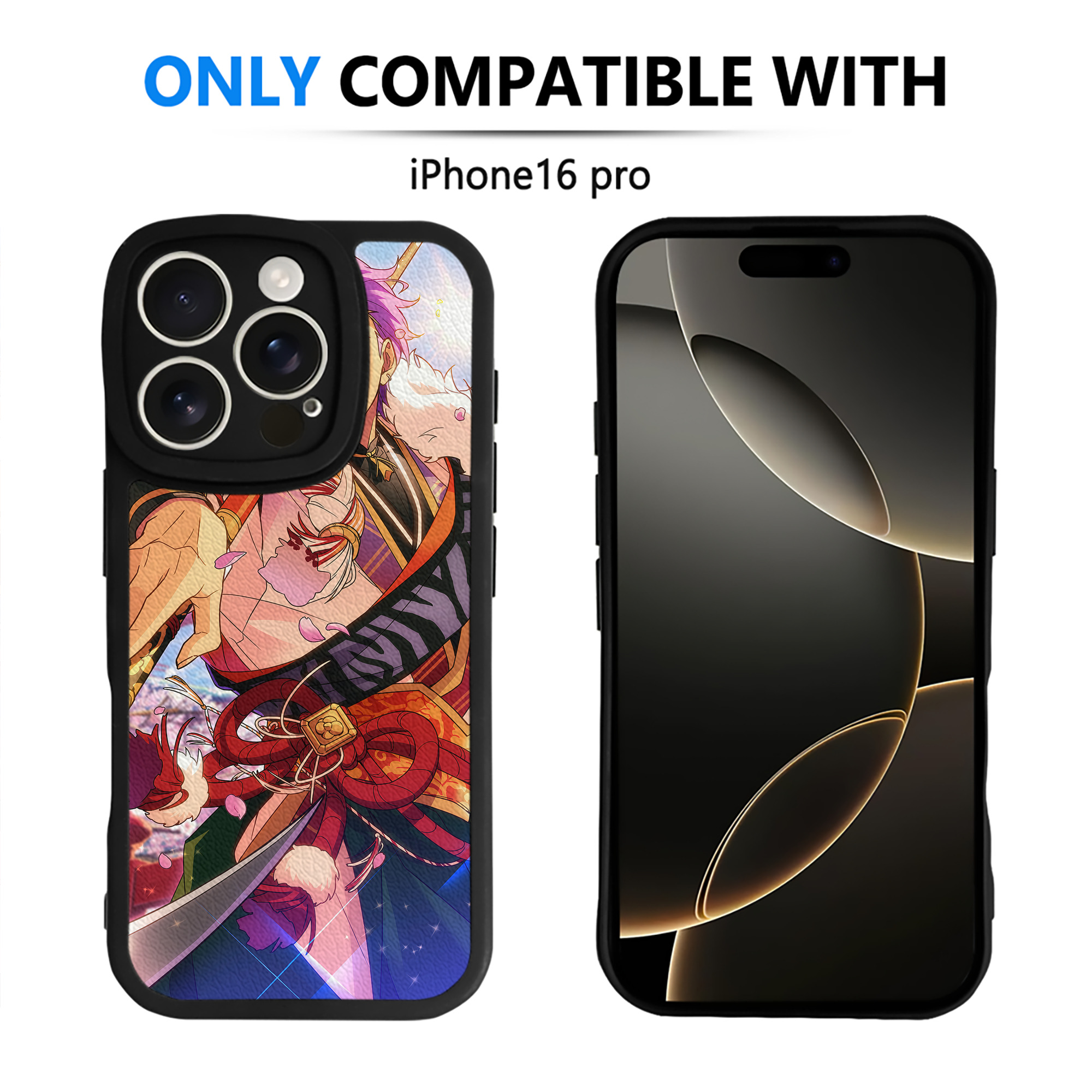 （画像用） あんさんぶるスターズ! Ensemble Stars 【iPhone 16シリーズ対応】シリコンスマホケース（レザー調） 材質：シリコン
